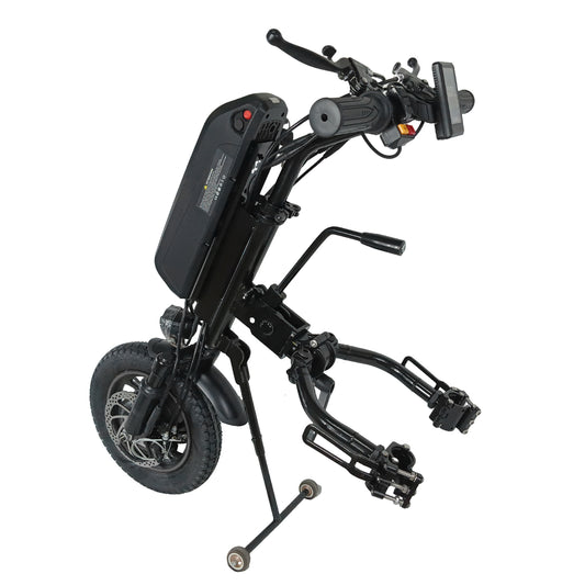 electric handcycle wheelchair attachment