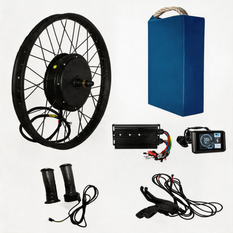 3000w ebike kit with battery and TFT display