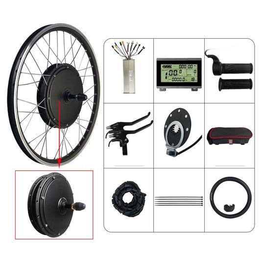 2000w ebike kit with KT controller and LCD3 display