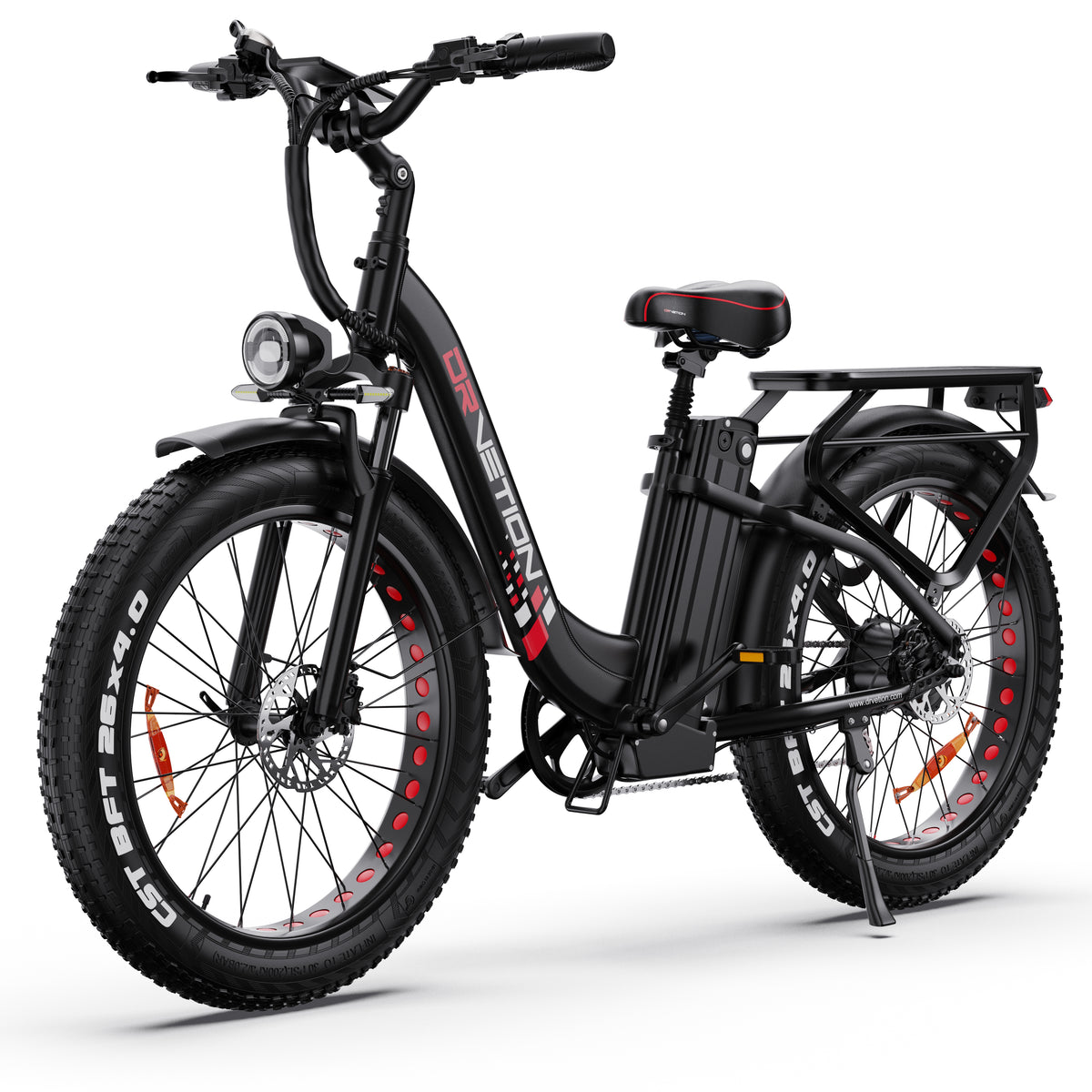bike 1000w with headlight, TFT display and removable battery