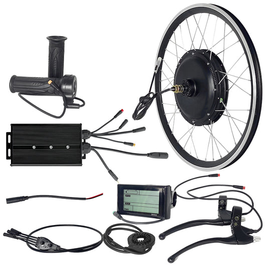 waterproof electric bike conversion kit with SW900 LCD display
