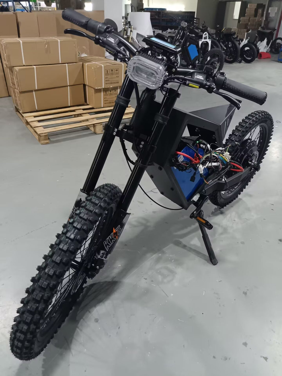 Picture and videos of 15000w stealth bomber ebike shipped on 20250817