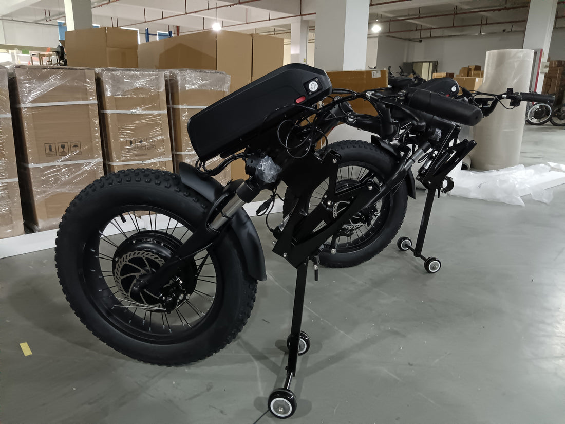 Video and Pictures of20" x 4.0 Wheel 48v 1200w Electric Wheelchair Attachment Shipped on 20251202