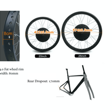 1000w electric bike conversion kit 26 fat tire