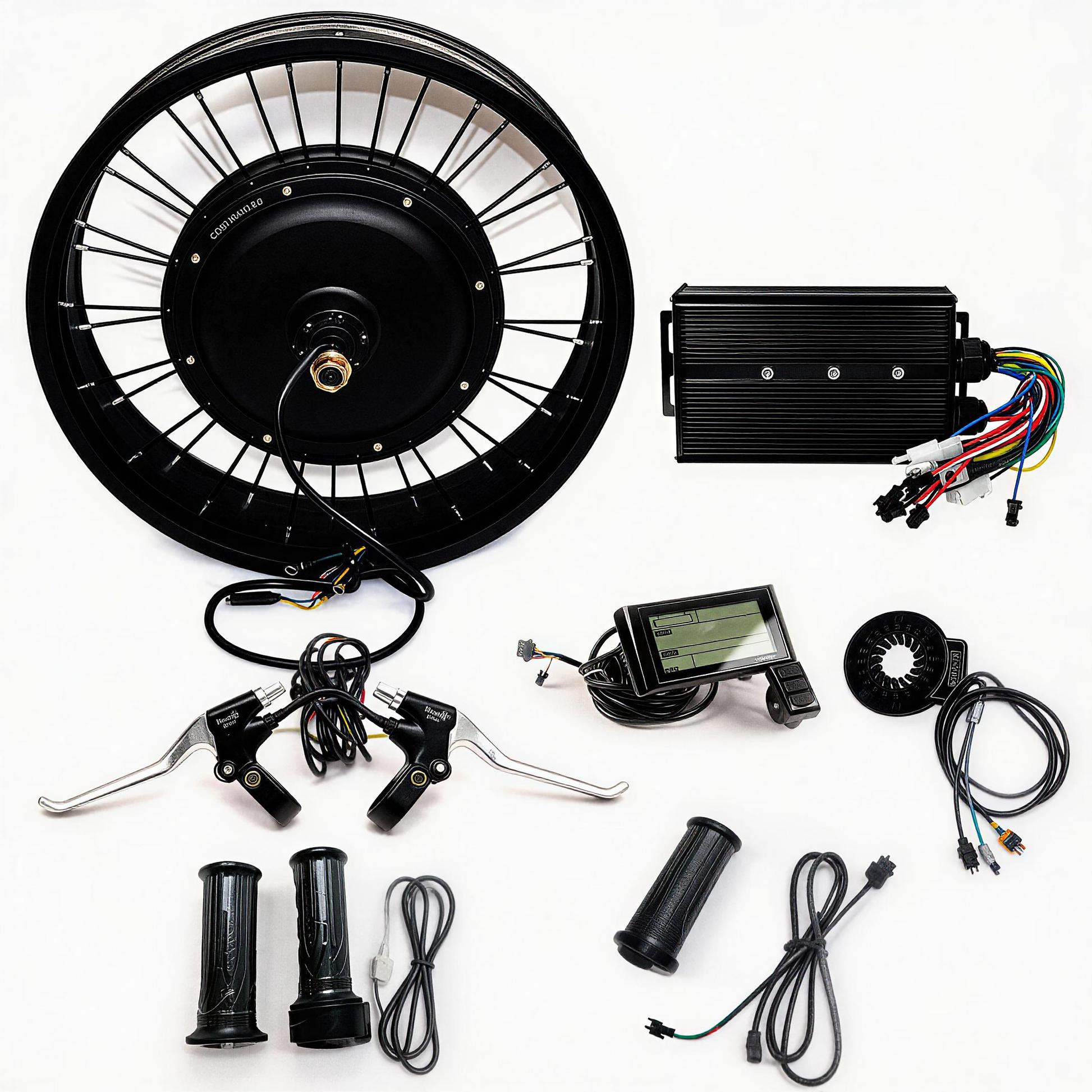 fat tire ebike kit 2000w with LCD