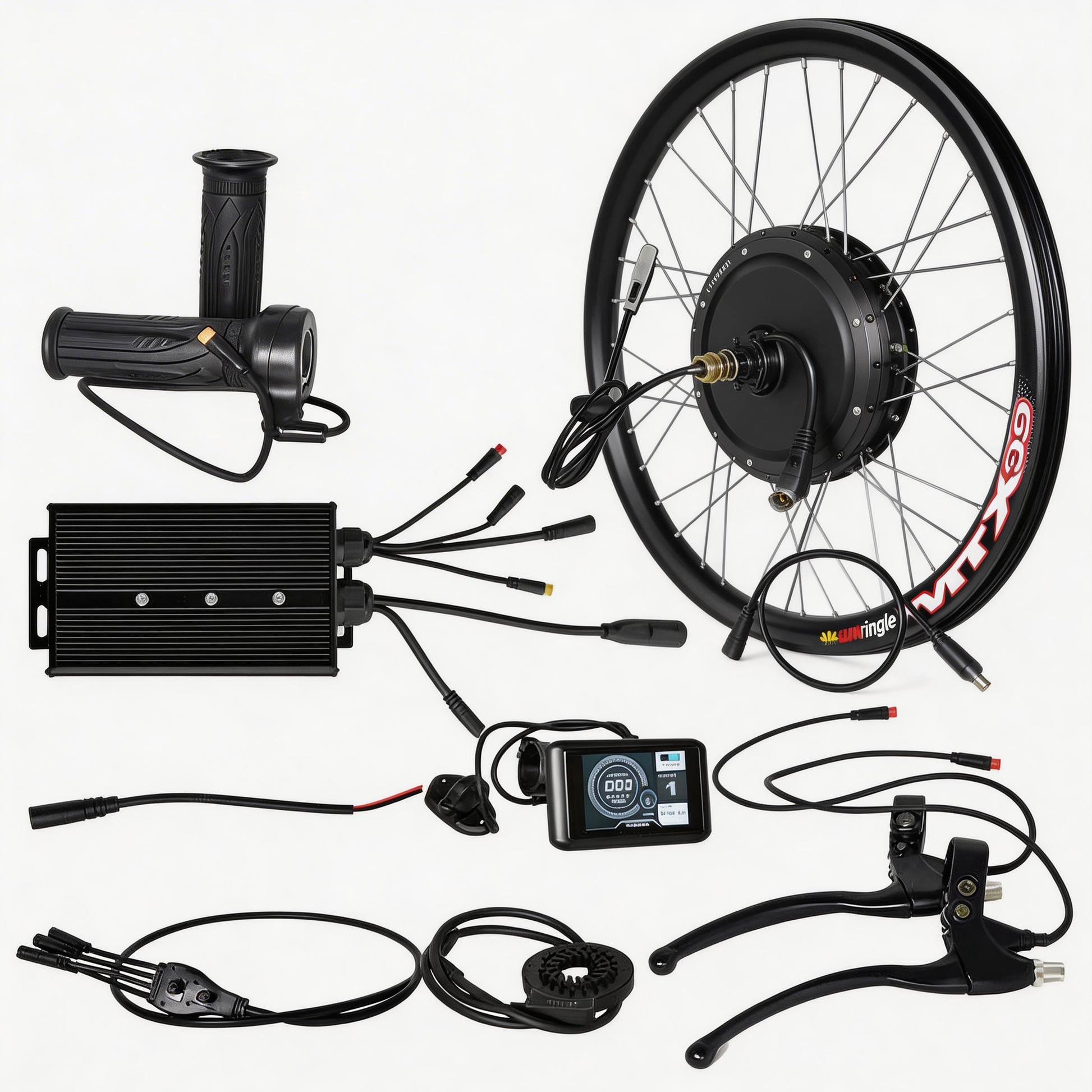 2000w waterproof mtx ebike kit