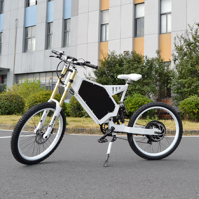 stealth bomber ebike-white