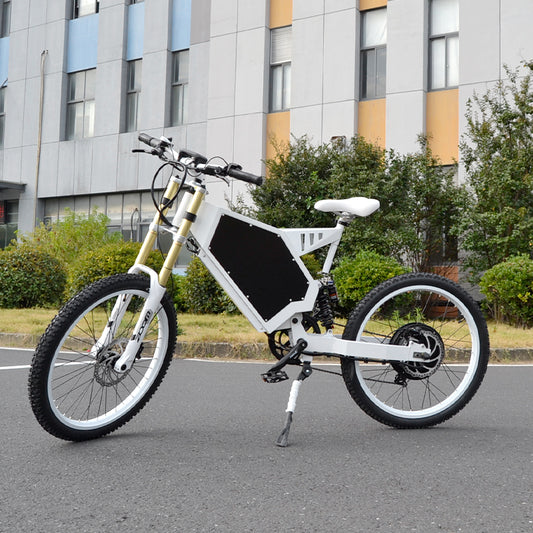 3000W stealth bomber ebike white
