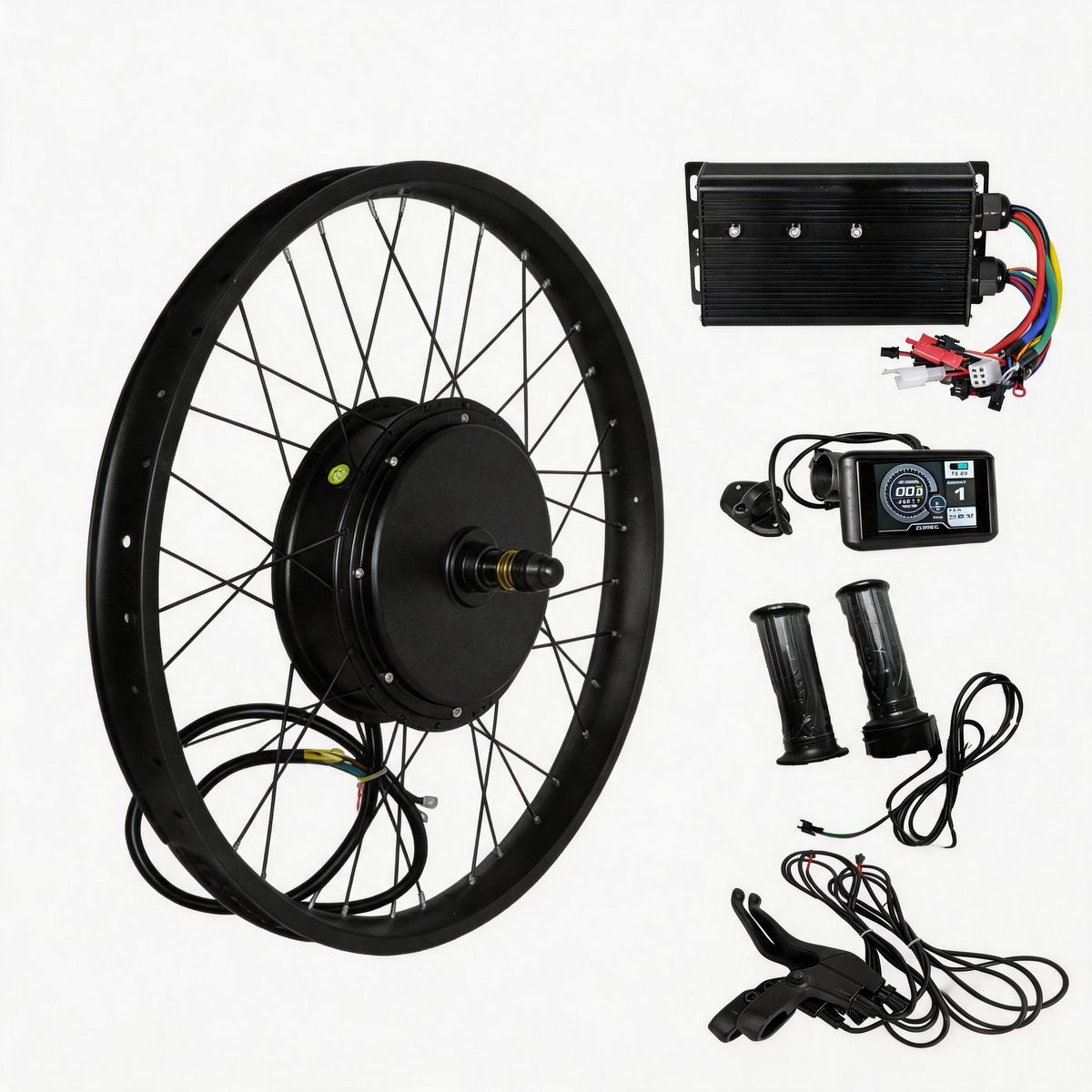 3000w mtb conversion kit with UKC1 TFT display