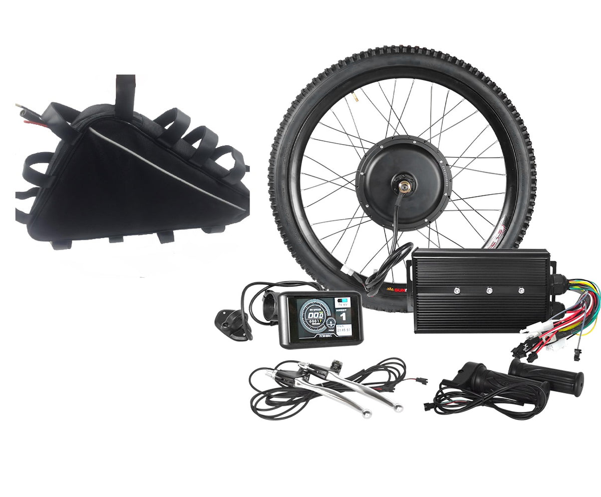 MTX wheel 3000w electric bike kit with battery