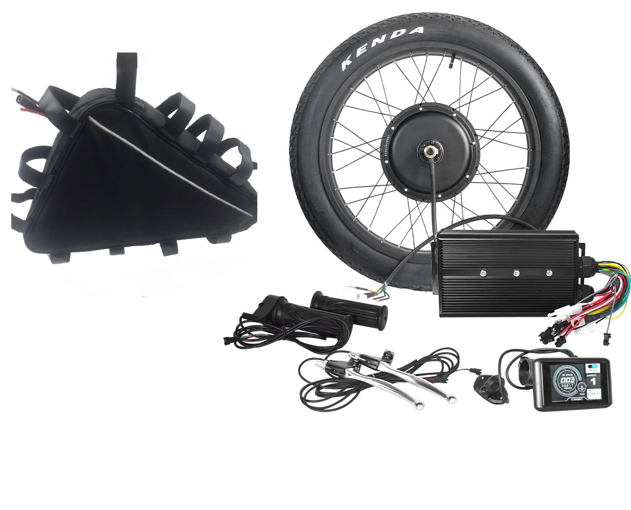3000w ebike kit with battery