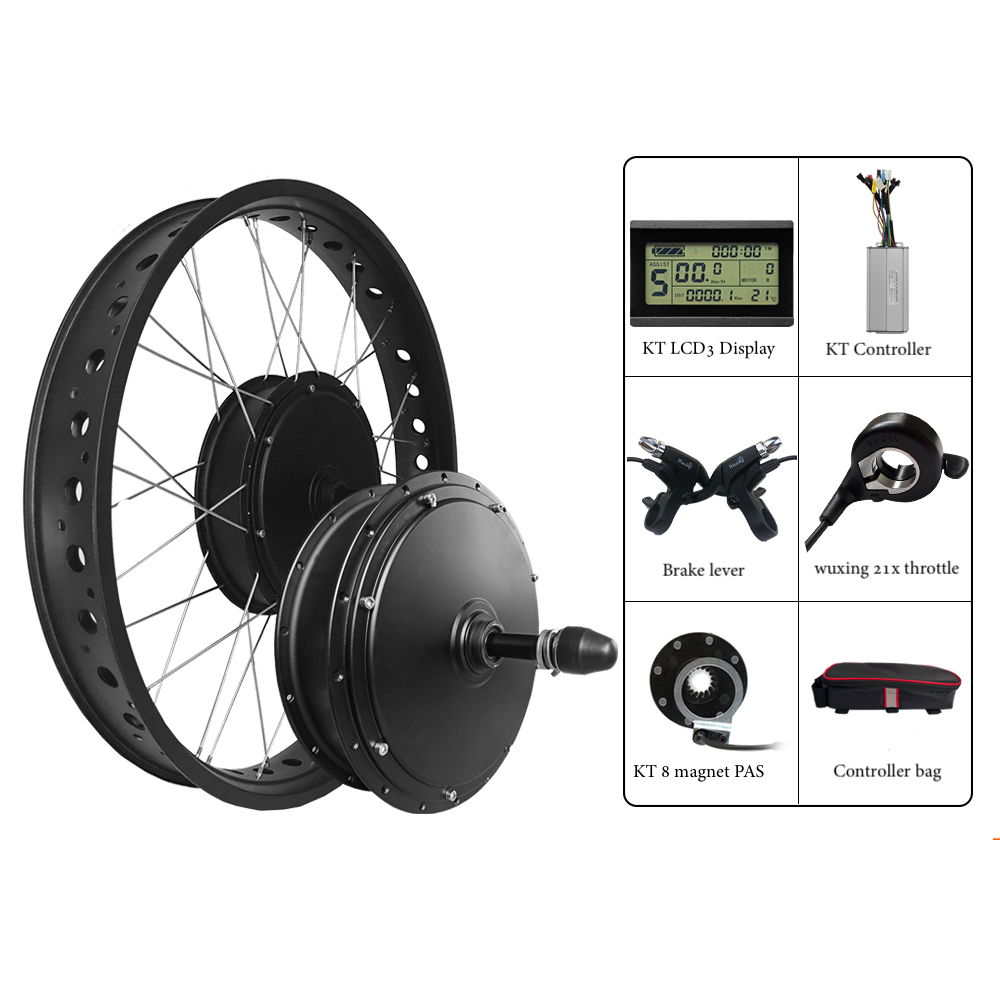 fat tire electric bicycle conversion kit Red Rim 48V 1000W Rear Wheel Gearless Hub Motor, 26" 4.0 inch Tire,Electric Fat Bike DIY Kits with LCD Display, Fat Kit. : Sports & Outdoors making it the ideal choice for both novice and experienced riders seeking an upgrade Order 26" FAT Tire 48V