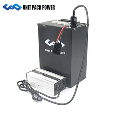 48v 50ah large aluminum square cell battery pack