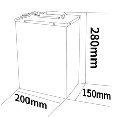 LIFEPO4 battery pack size