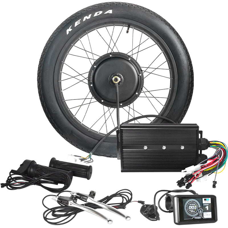 Fat Tire 5000w ebike kit with UKC1 TFT display