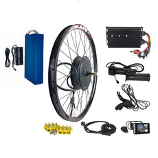 Motorrad- und MTX-Hinterrad-Umrüstsatz für 72V 5000W E-Bike-Nabenmotor mit 80A-Controller und UKC1-TFT-Display