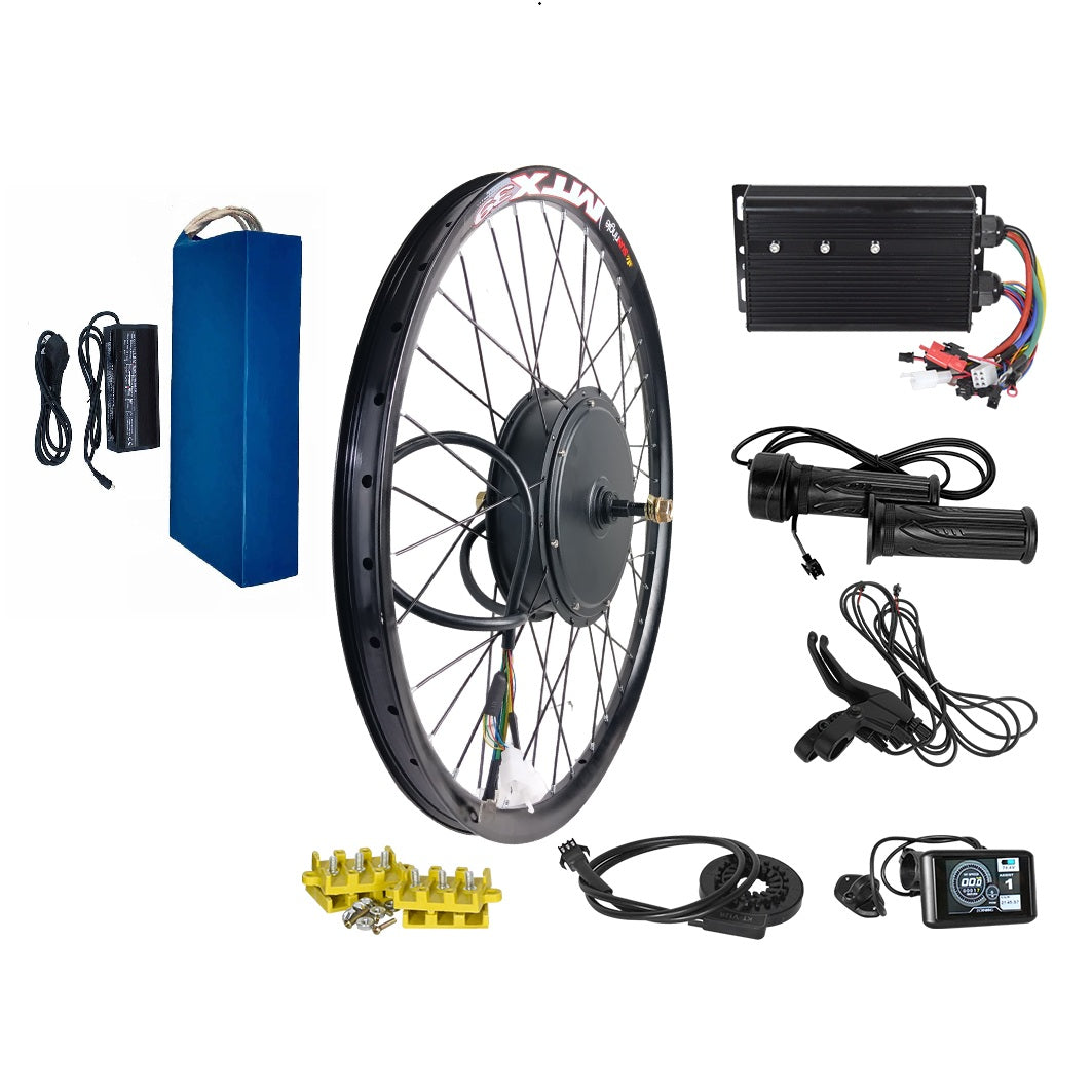 MTX Ebike kit 5000w with battery, UKC1 TFT display
