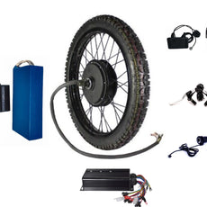electric motorcycle conversion kit with battery