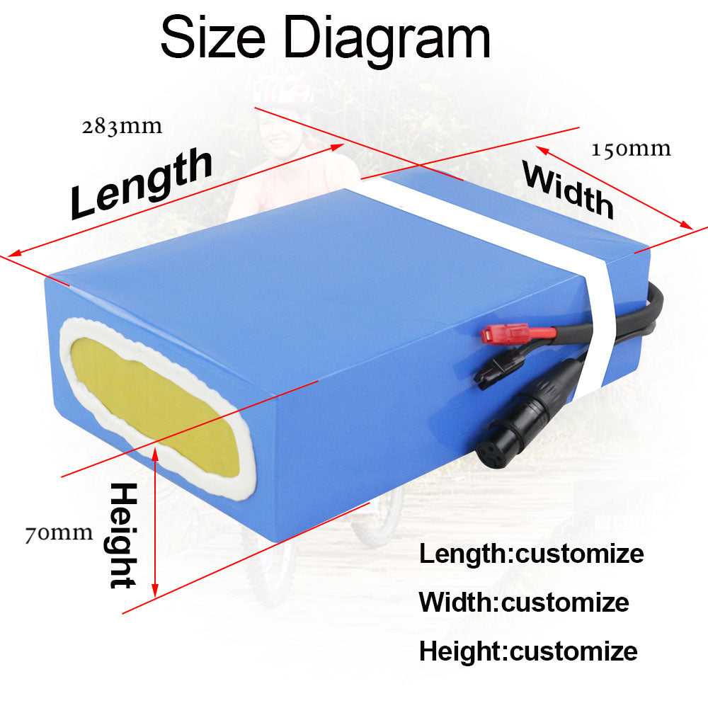 52v electric bike battery 24AH