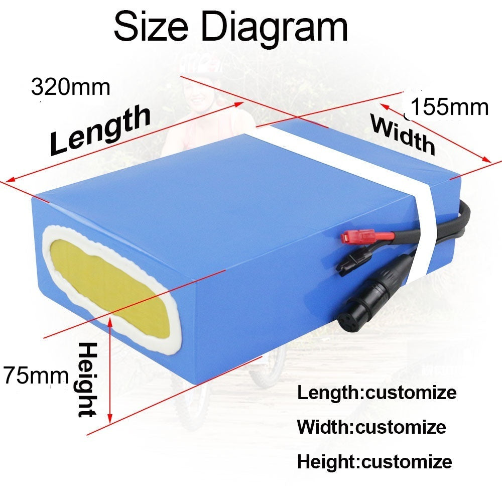 52v 30ah battery size