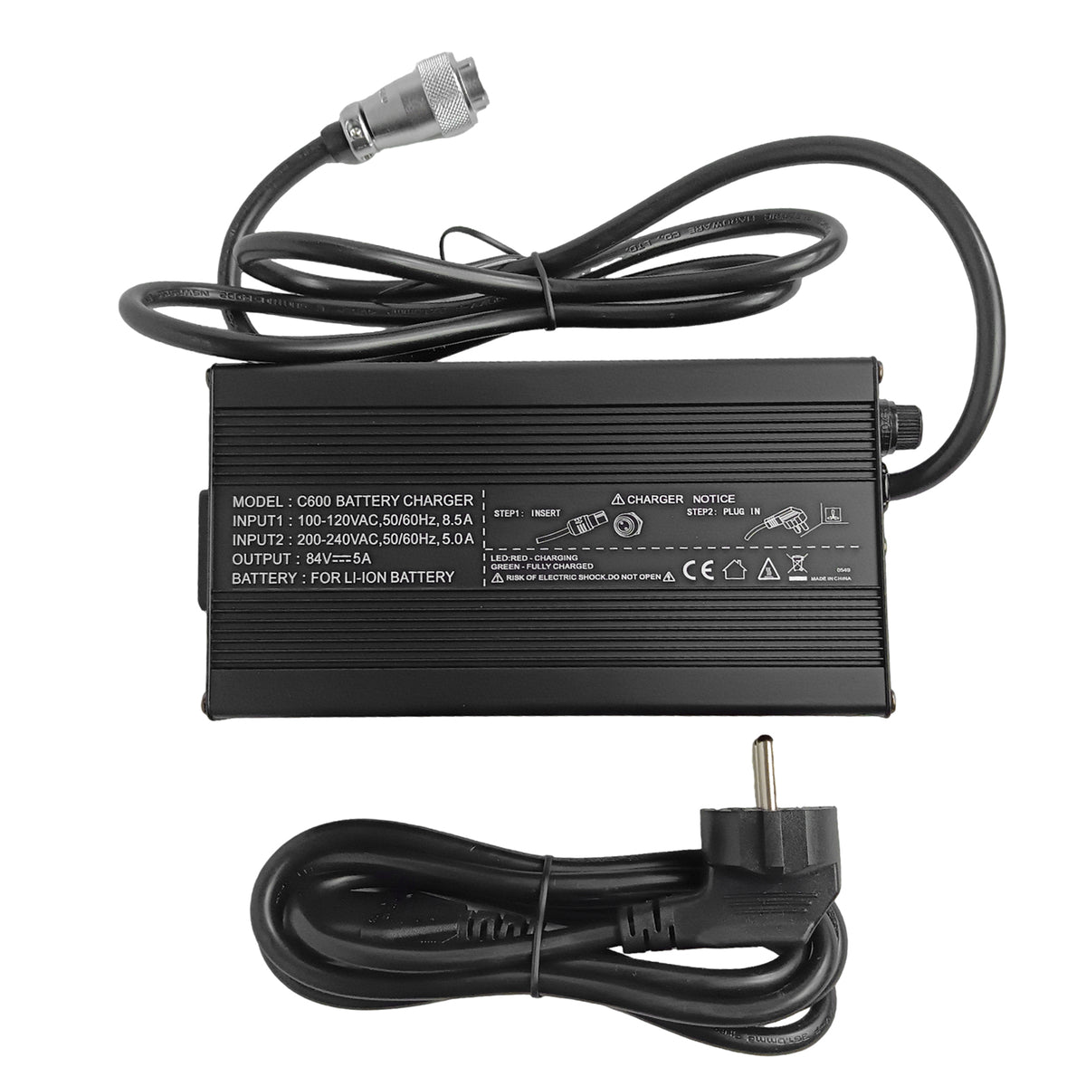 72V 5A charger for stealth bomber ebike