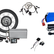 72V15000W Rear Wheel Electric Bicycle E-bike MTB Conversion kit 200Amp Sabvoton Controller Tektro Hydraulic Disc Brake