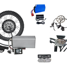 72V15000W Rear Wheel Electric Bicycle E-bike MTB Conversion kit 200Amp Sabvoton Controller Tektro Hydraulic Disc Brake