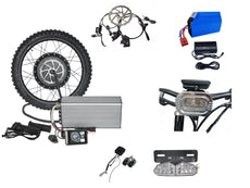 72V15000W Rear Wheel Electric Bicycle E-bike MTB Conversion kit 200Amp Sabvoton Controller Tektro Hydraulic Disc Brake