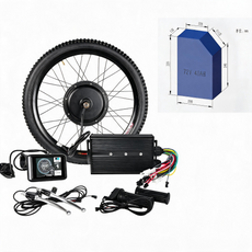 72v 5000w ebike kit with 40.6A stealth bomber battery