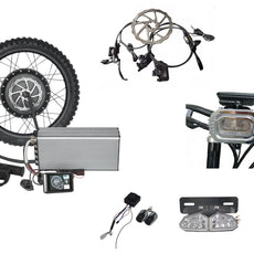 8000w electric bike with headlight