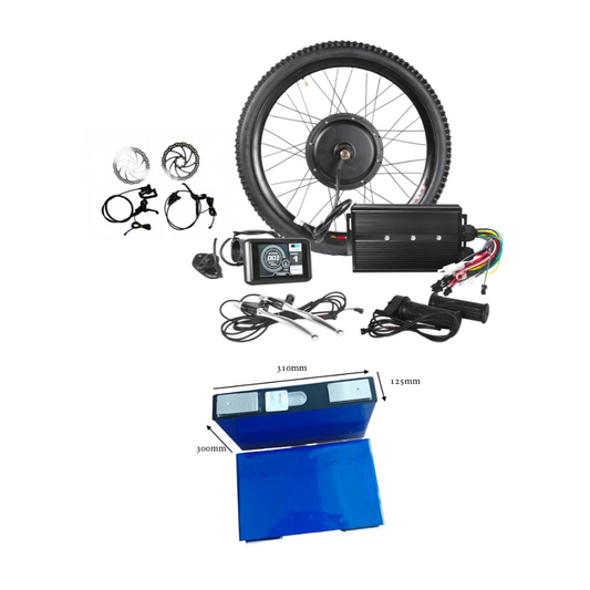 72v 5000w ebike kit with battery 40AH