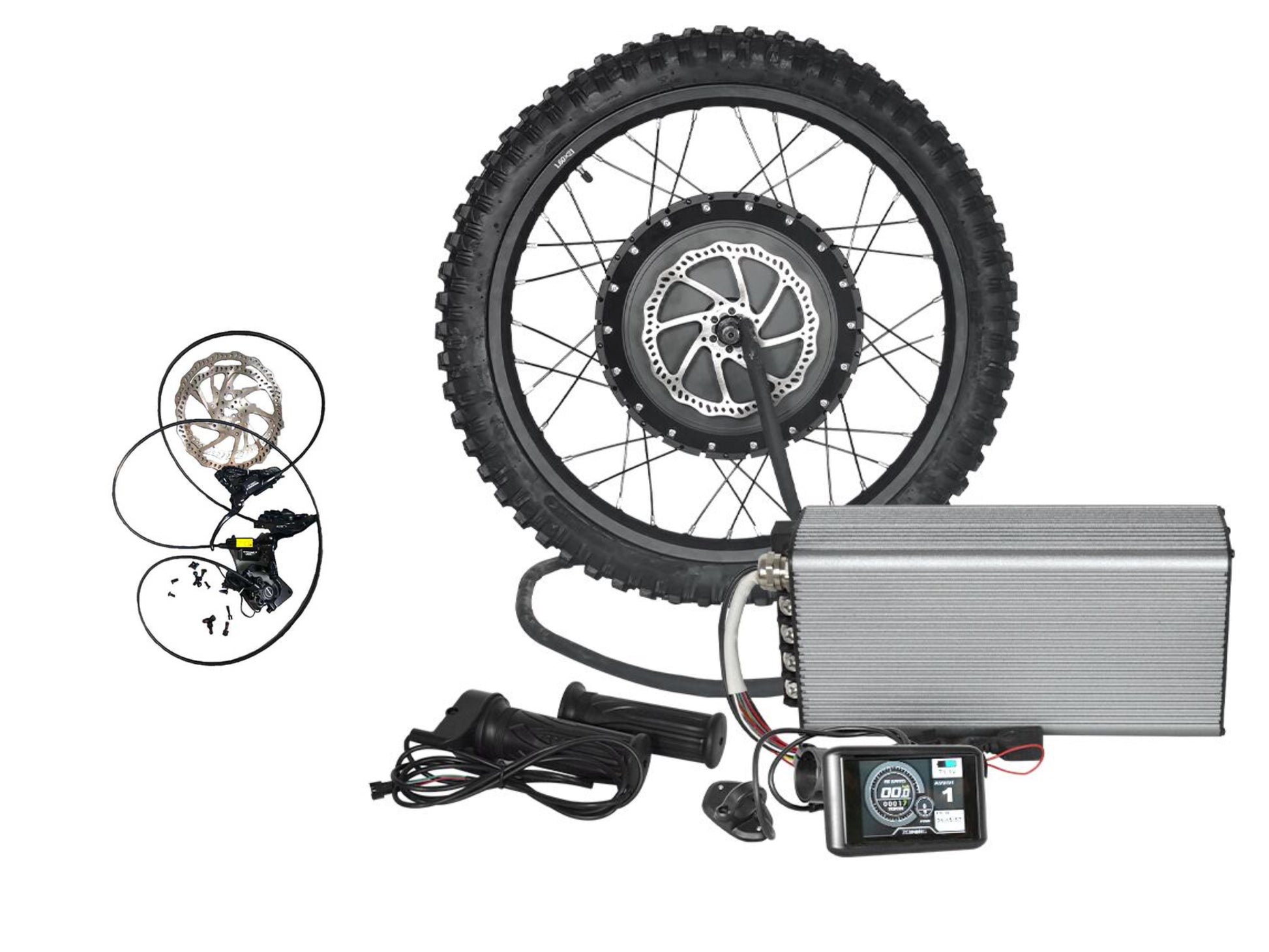 8000W motor ebike kit with hydraulic disc brake