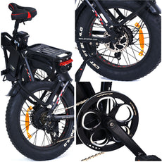 fat tire electric bicycle 1000w
