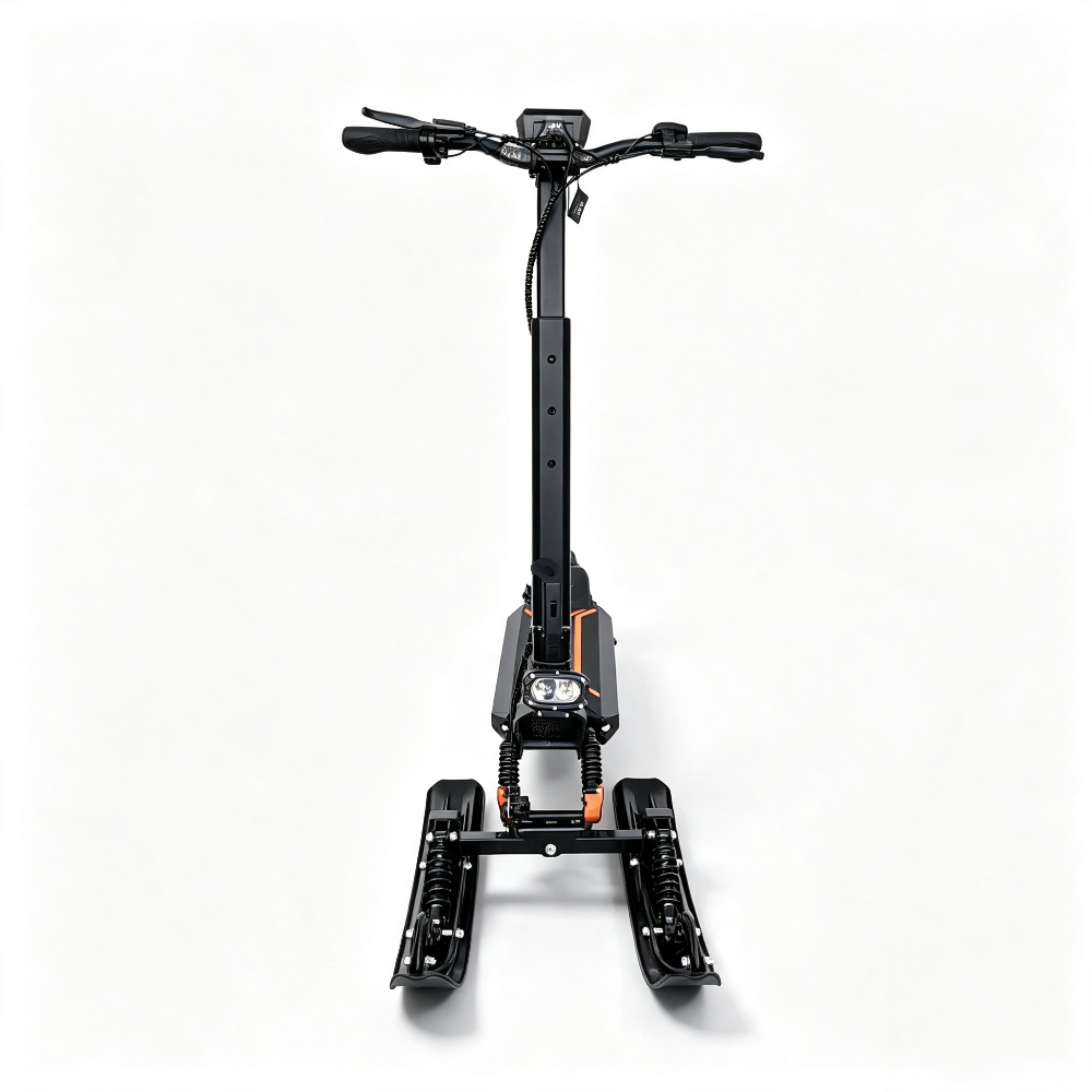 1500w snow scooter black color NFC unlock, LCD display, headlight