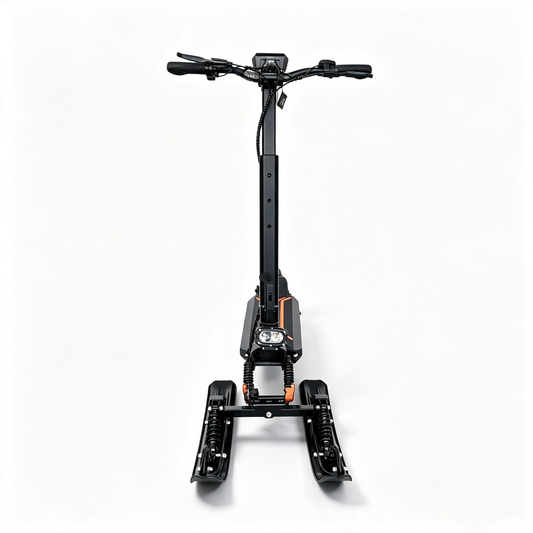 1500w snow scooter black color NFC unlock, LCD display, headlight