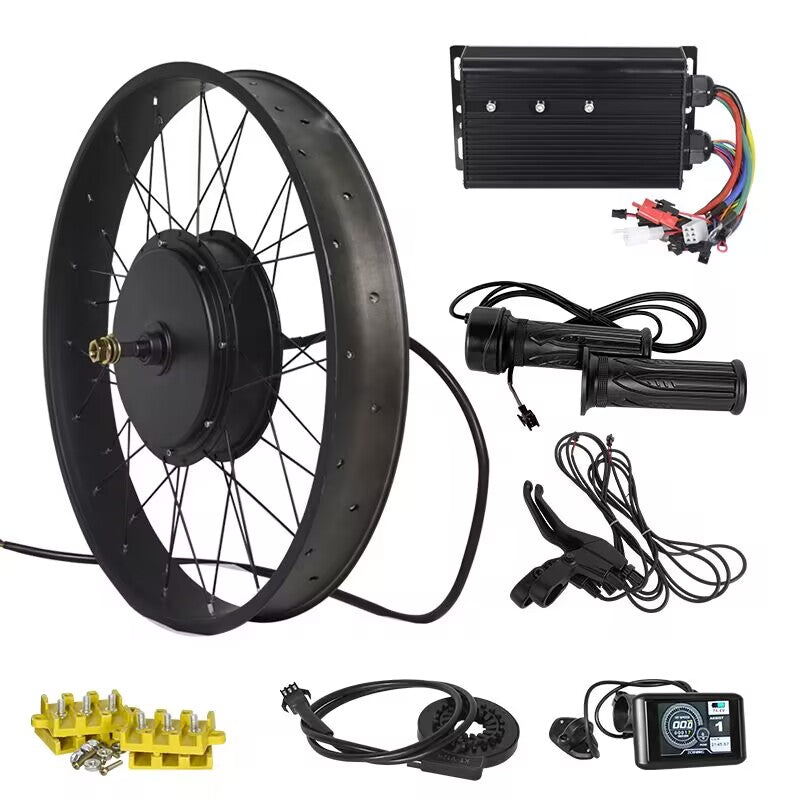 Fat wheel 5000w ebike kit with ukc1 TFT display