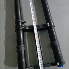 Horquilla KKE para bicicleta de montaña Stealth Bomber, rango de 203 mm, eje pasante de 20 mm