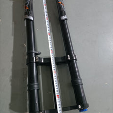 Horquilla KKE para bicicleta de montaña Stealth Bomber, rango de 203 mm, eje pasante de 20 mm