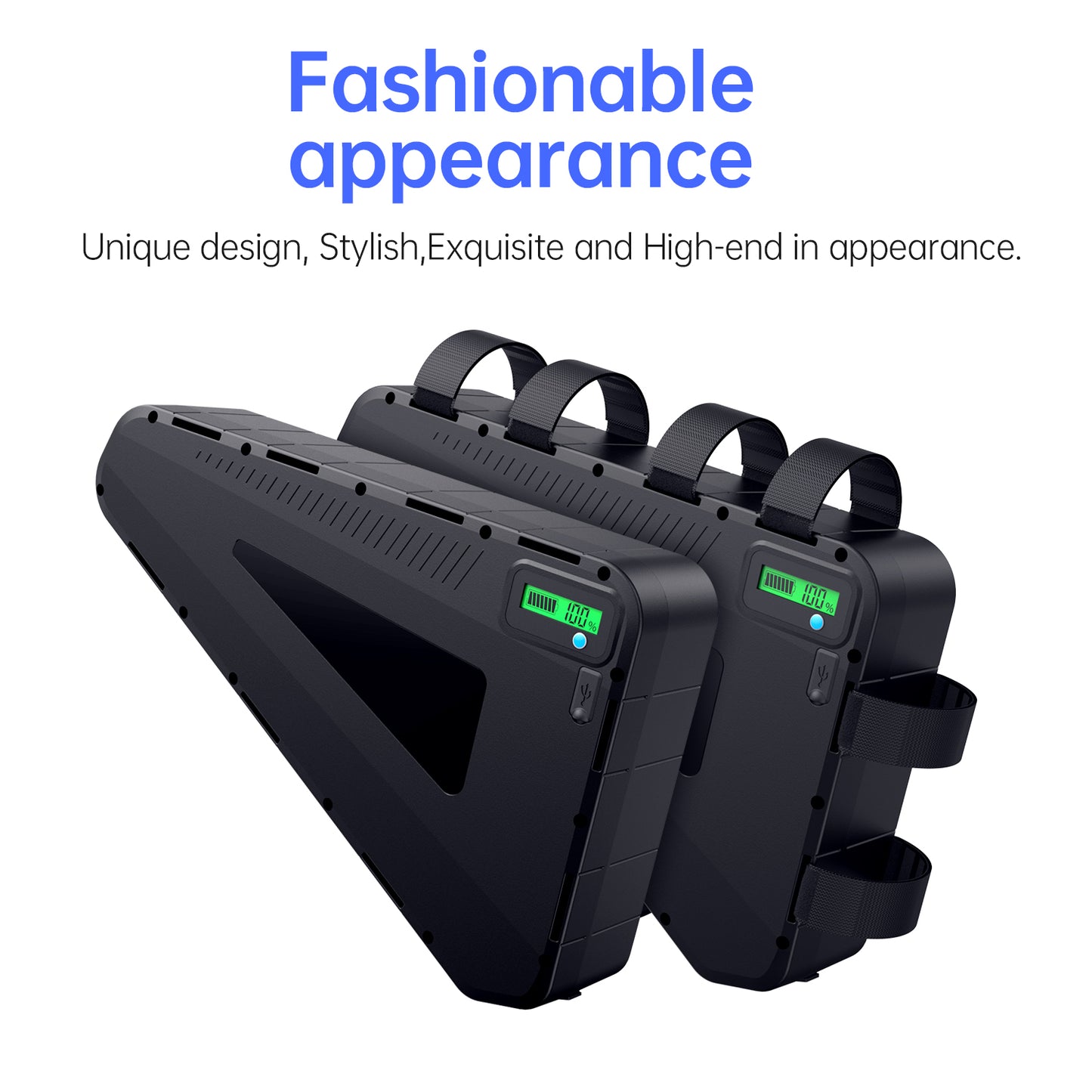 48V 52V 72V 19.2AH-28.8AH Triangle Shape lithium ion battery pack for 1500W-3000W Electric Bike-NEW