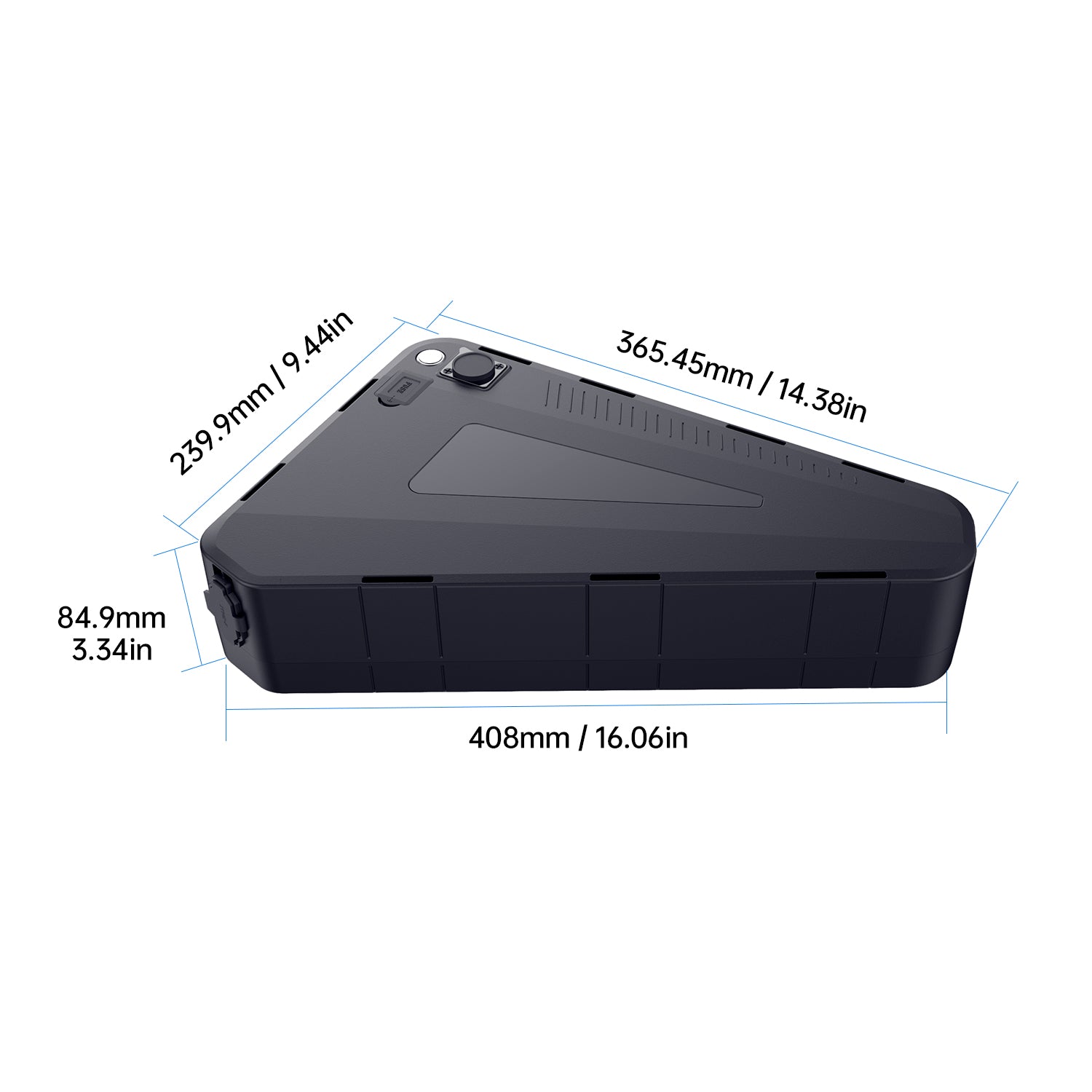 Triangle battery SIZE