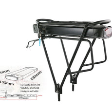 rear rack ebike battery 36v