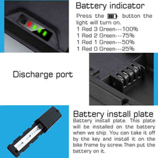 48V Down tube battery