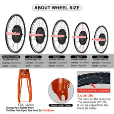 ebike wheel motor rear dropout 