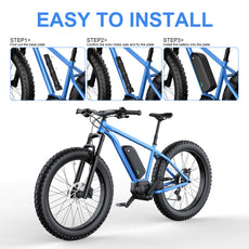 U009 Down tube Battery Installation