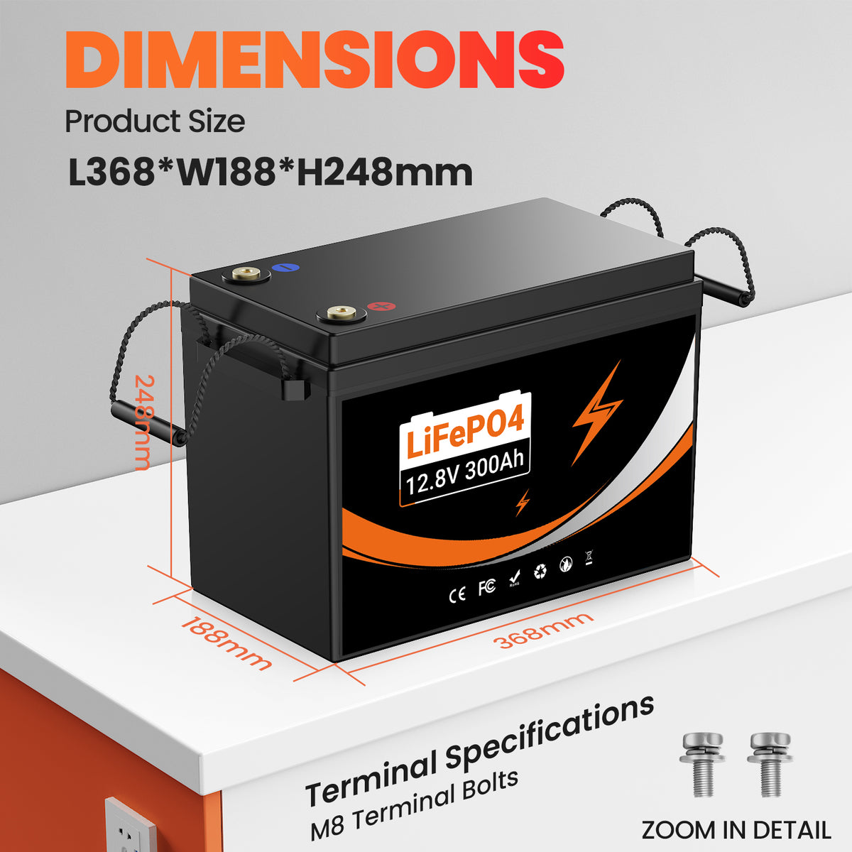 Batería de litio hierro LiFePo4 de 12V 24V 100Ah BMS100A 2400Wh 8S1P para Ebike sin cargador, apta para motor de 0-1600W