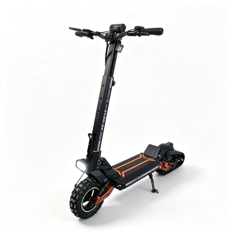 1500w motorized sledding scooter with NFC unlock, headlight, LCD display