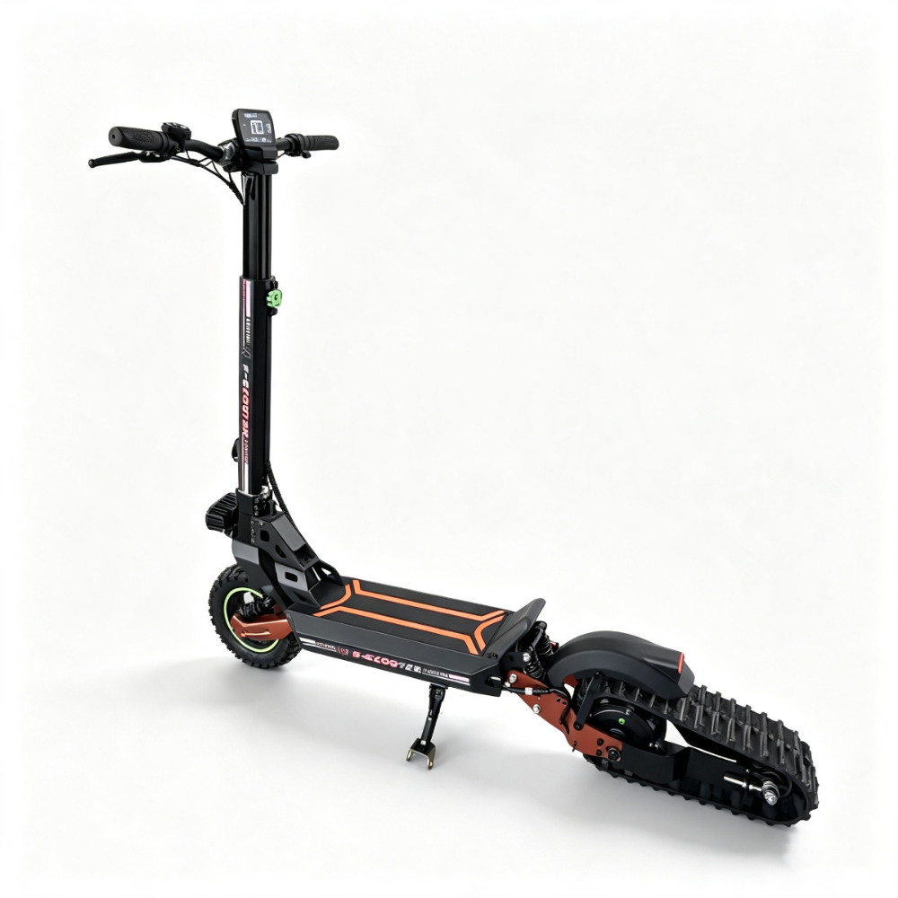 800w sledding scooter with LCD display, headlight, NFC unlock