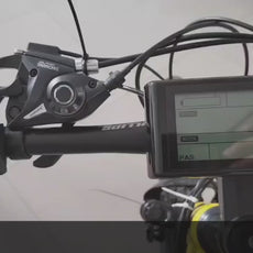 how to switch kilometer to miles and adjust motor voltage by SW900 LCD display