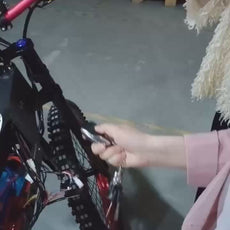 turn on the stealth bomber ebike by remote control