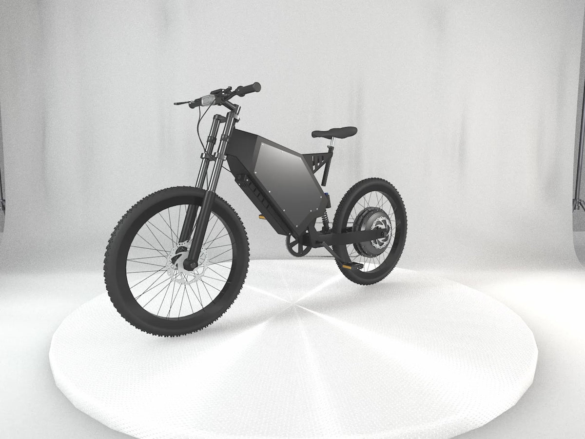 72V8000W stealth bomber electric bike exhibition